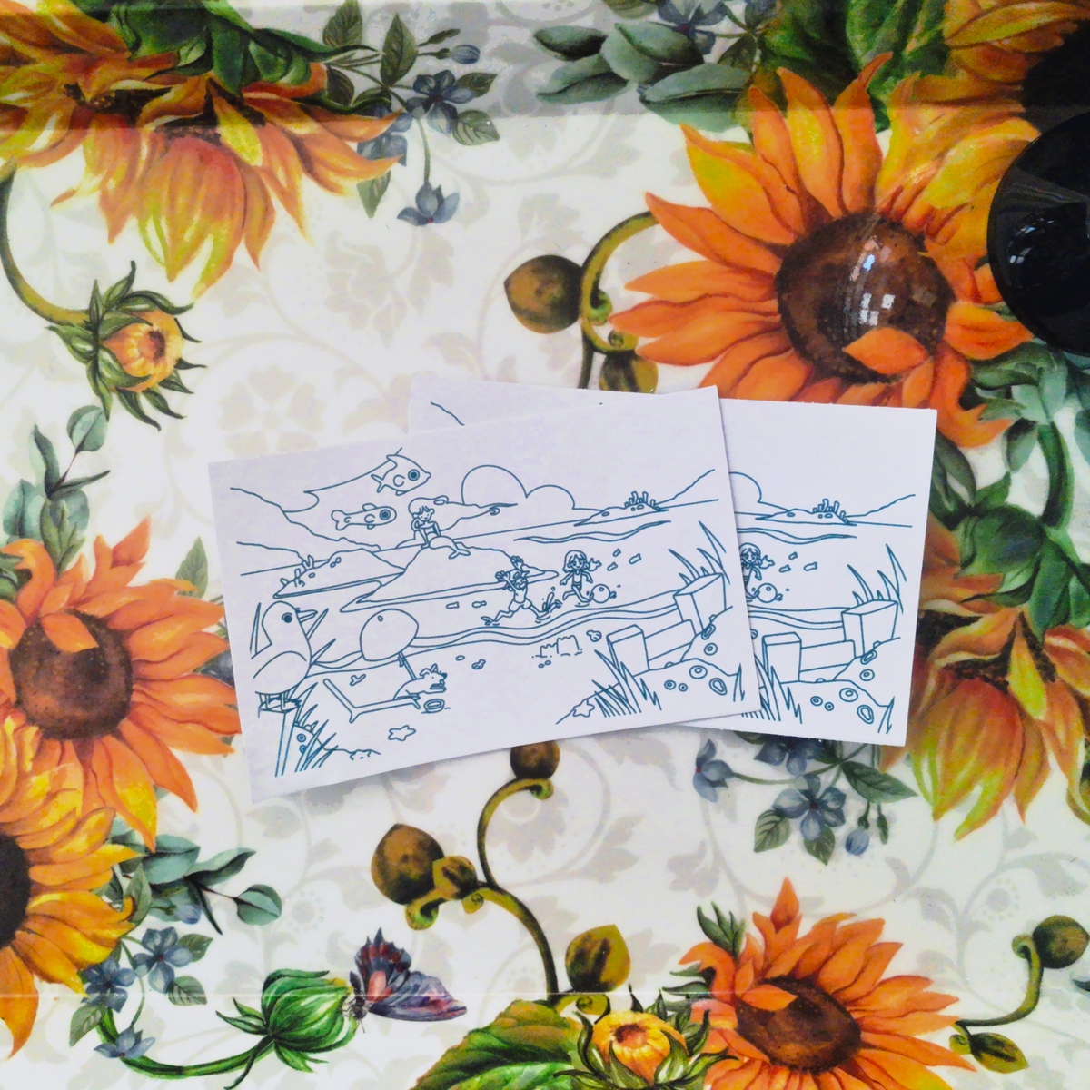 (Coloring sheets) Kikito's Mail Club - August Edition #005