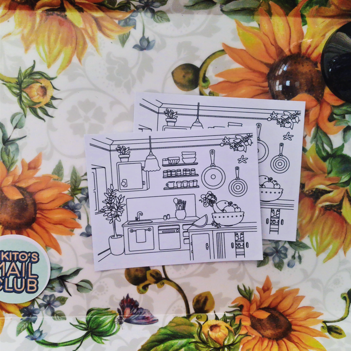 (Coloring sheets) Kikito's Mail Club - July Edition #004