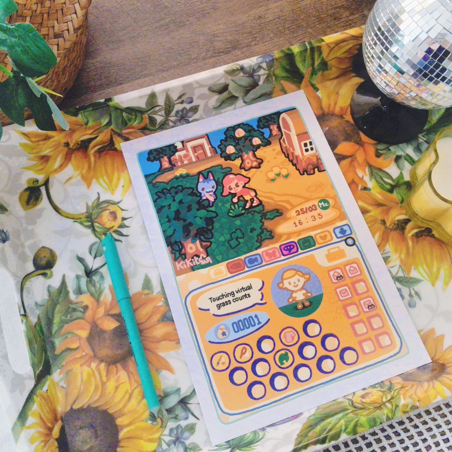 (PRINT) Animal Crossing: Wild World - Virtual Grass