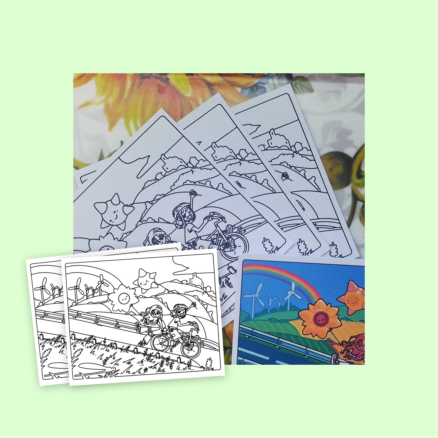 (Feuilles à colorier) Kikito's Mail Club - Édition de Juin #003