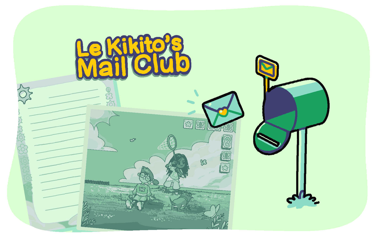 <p><strong>Le Kikito's mail club</strong> 💌📫<br/>Abonnez-vous à mon mail club et recevez tous les mois une <strong>enveloppe surprise</strong> !</p>