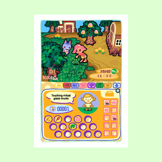 (PRINT) Animal Crossing: Wild World - Virtual Grass