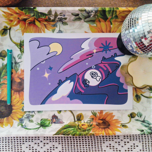 (PRINT) Lune d'Hiver