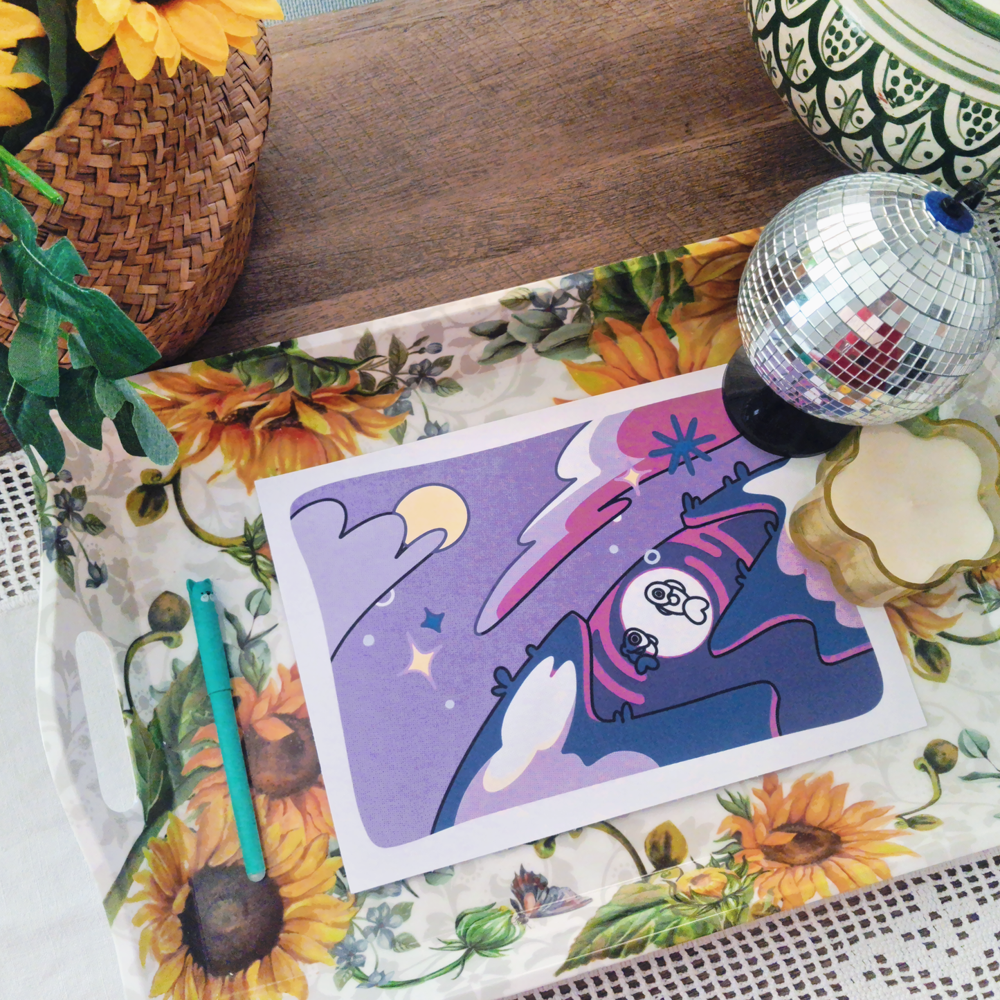 (PRINT) Lune d'Hiver