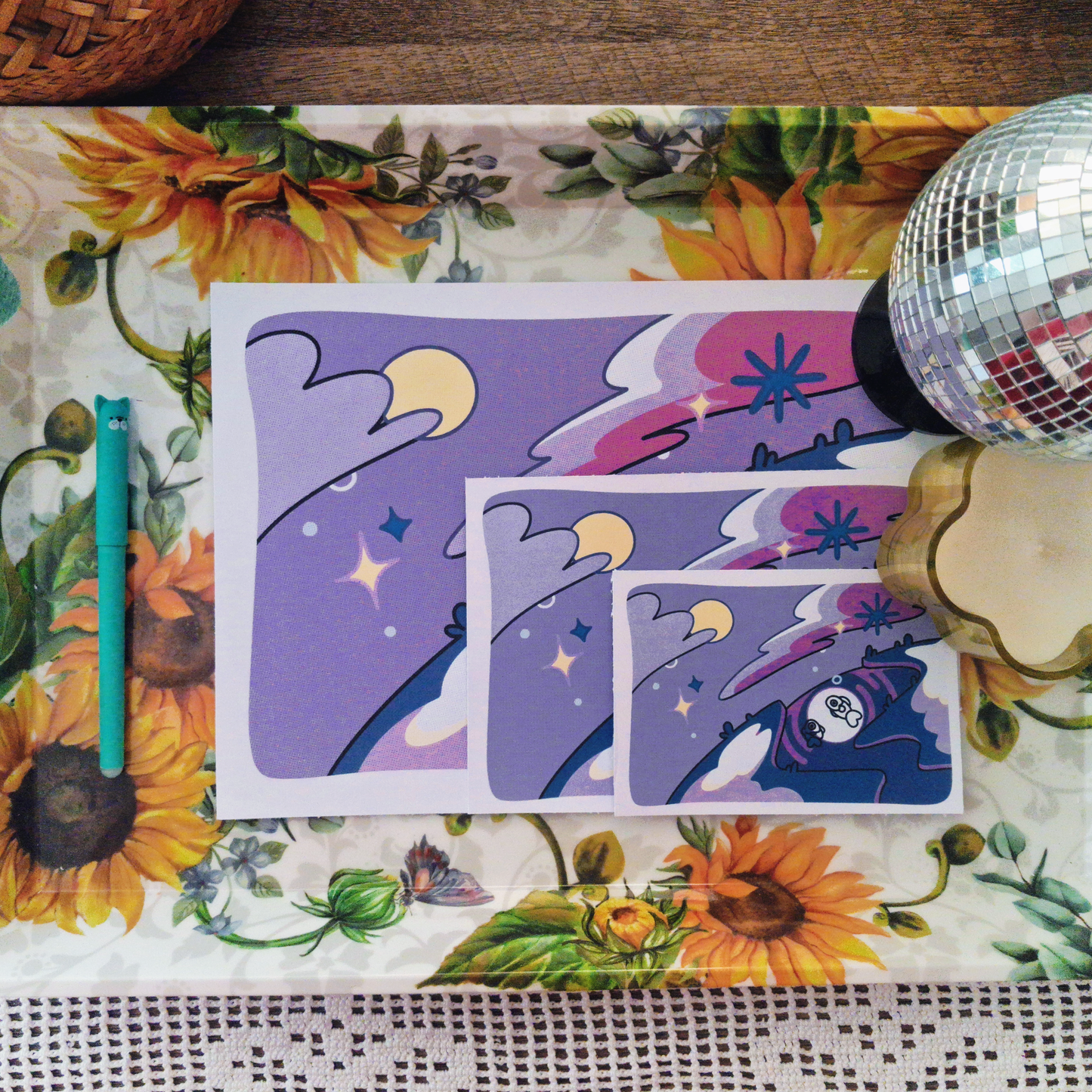 (PRINT) Lune d'Hiver