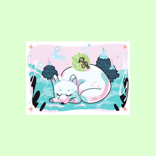 (PRINT) Renard d'Hiver