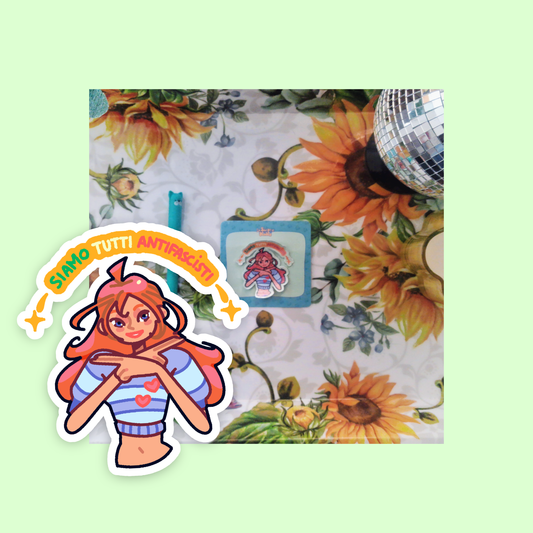 (STICKER) Winx - Siamo Tutti Antifascisti